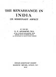 The Renaissance in India its Missionary Aspect